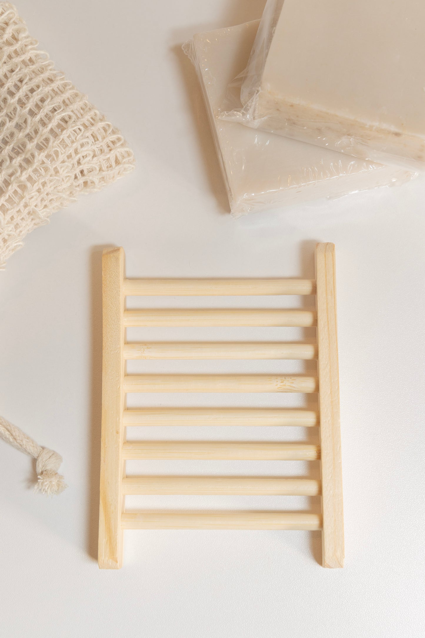 Bamboo soap holder